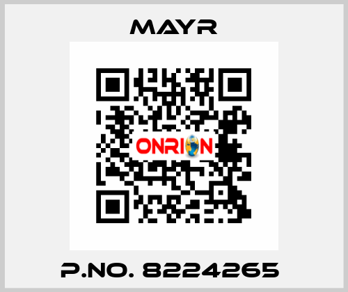 P.No. 8224265  Mayr