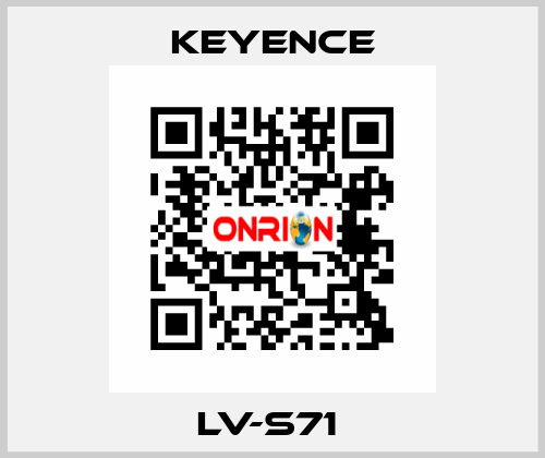 LV-S71  Keyence