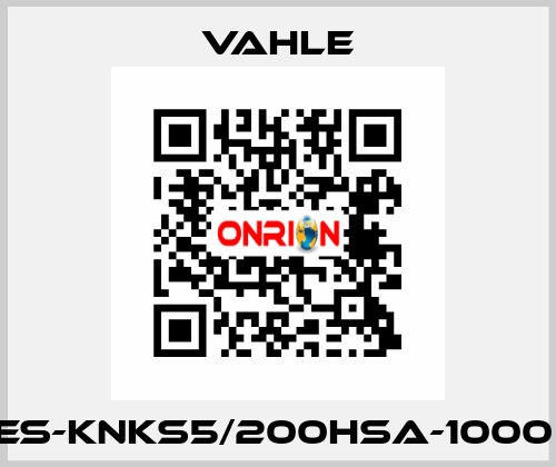 ES-KNKS5/200HSA-1000  Vahle