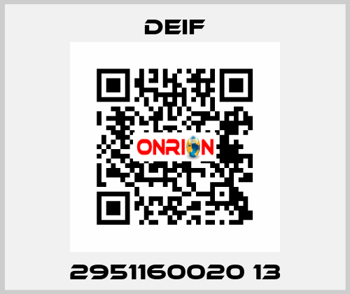 2951160020 13 Deif