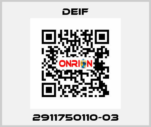 2911750110-03 Deif