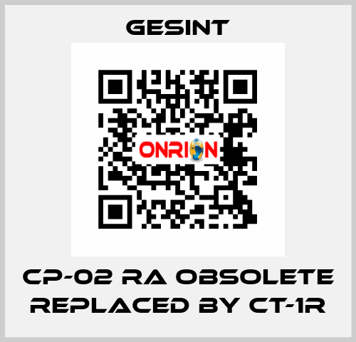 CP-02 RA obsolete replaced by CT-1R Gesint