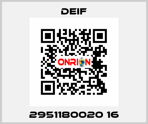 2951180020 16 Deif