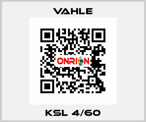 KSL 4/60 Vahle