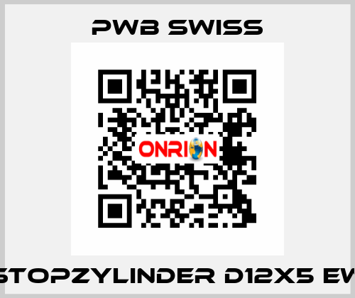 Stopzylinder D12x5 EW PWB Swiss