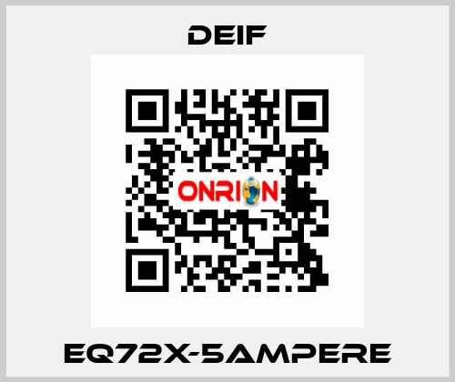 EQ72X-5AMPERE Deif