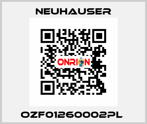 OZF01260002PL  Neuhauser