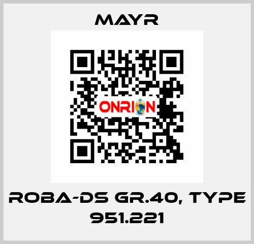 Roba-Ds Gr.40, Type 951.221 Mayr