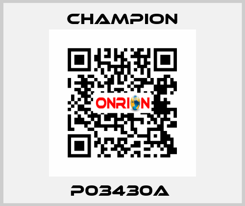 P03430A  Champion