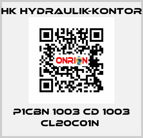 P1CBN 1003 CD 1003 CL20C01N  HK HYDRAULIK-KONTOR