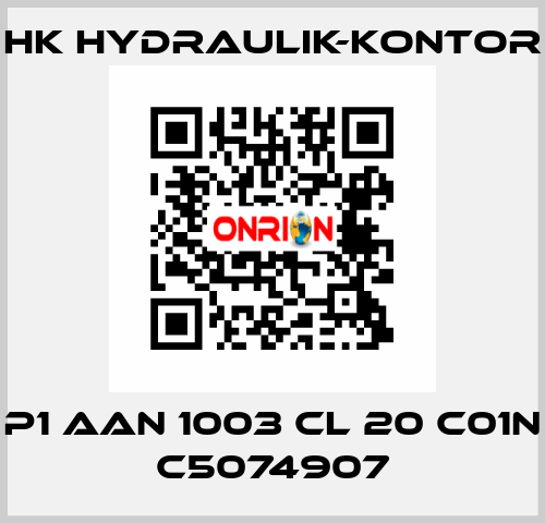 P1 AAN 1003 CL 20 C01N C5074907 HK HYDRAULIK-KONTOR