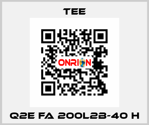 Q2E FA 200L2B-40 H TEE