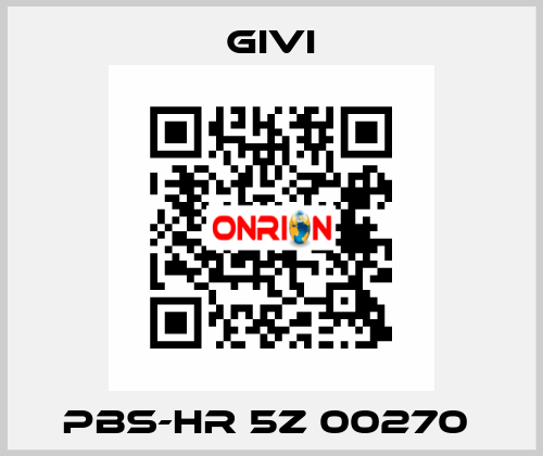 PBS-HR 5Z 00270  Givi