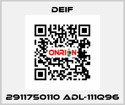 2911750110 ADL-111Q96 Deif