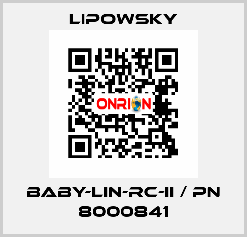 Baby-LIN-RC-II / PN 8000841 Lipowsky