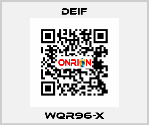 WQR96-X Deif