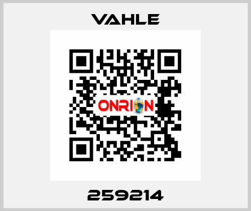 259214 Vahle