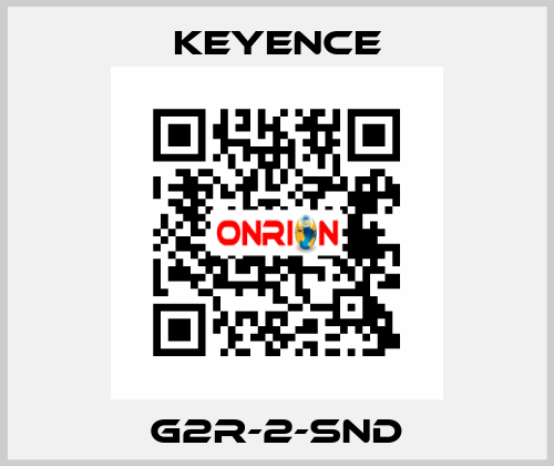 G2R-2-SND Keyence