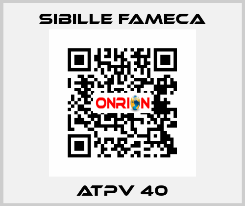 ATPV 40 Sibille Fameca