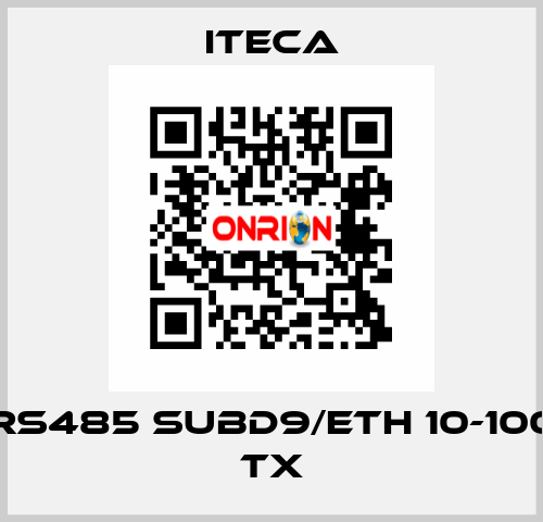 RS485 SUBD9/ETH 10-100 TX iteca