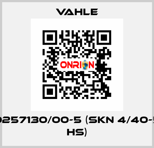 0257130/00-5 (SKN 4/40-5 HS) Vahle