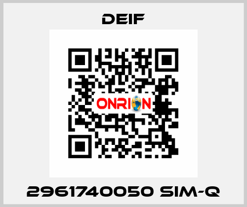 2961740050 SIM-Q Deif