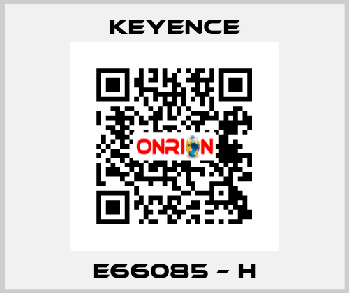 E66085 – H Keyence