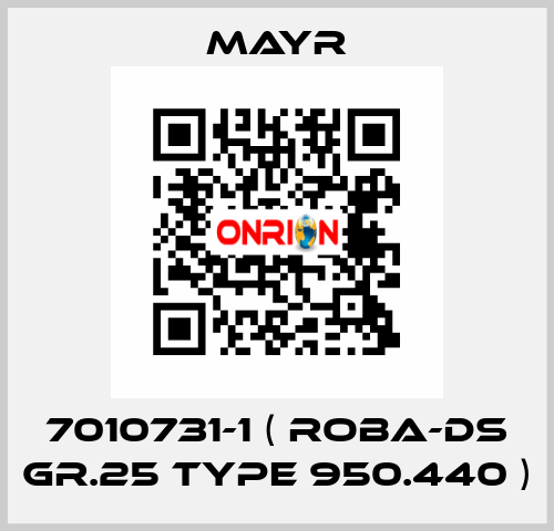 7010731-1 ( ROBA-DS Gr.25 Type 950.440 ) Mayr