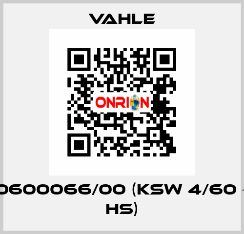 0600066/00 (KSW 4/60 - HS) Vahle