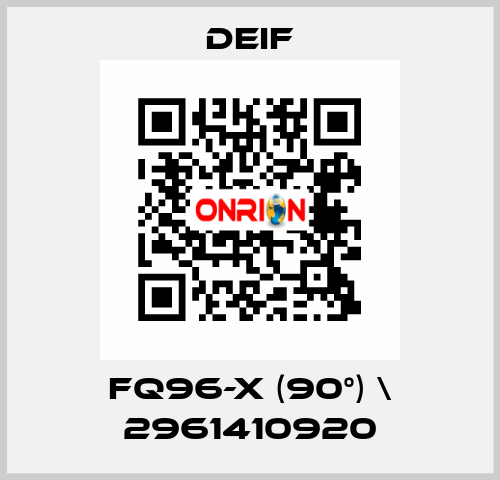 FQ96-x (90°) \ 2961410920 Deif