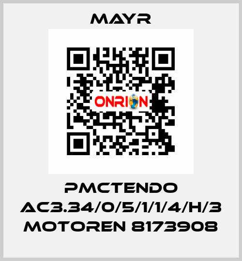 PMCTENDO AC3.34/0/5/1/1/4/H/3 MOTOREN 8173908 Mayr