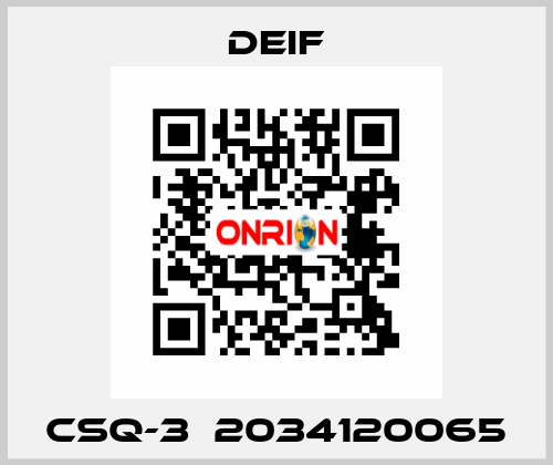 CSQ-3  2034120065 Deif