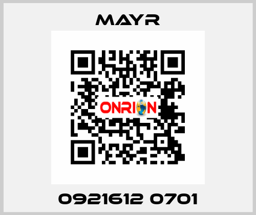 0921612 0701 Mayr