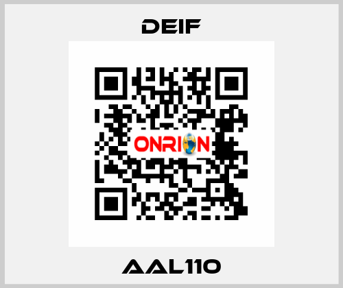 AAL110 Deif