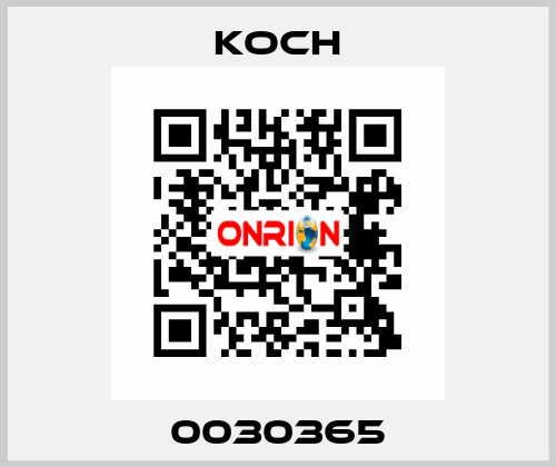 0030365 KOCH