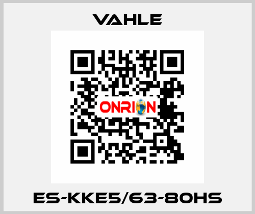 ES-KKE5/63-80HS Vahle