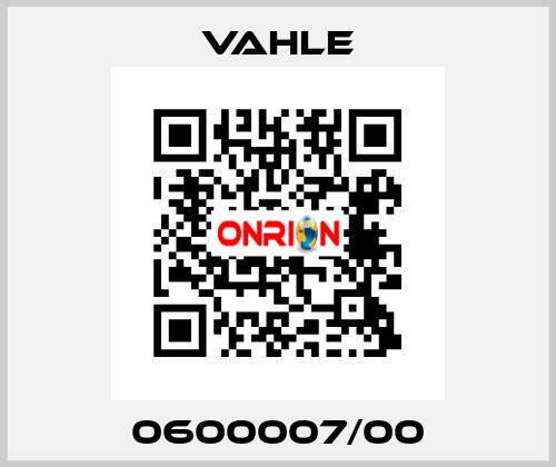 0600007/00 Vahle