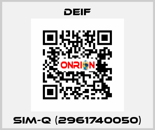 SIM-Q (2961740050) Deif