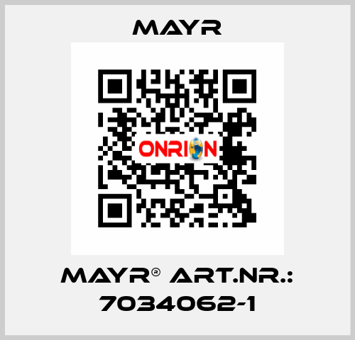 mayr® Art.Nr.: 7034062-1 Mayr