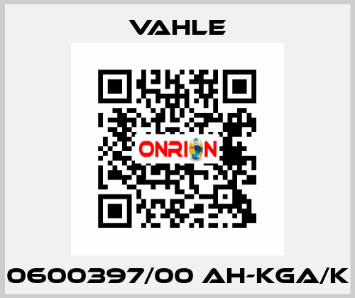 0600397/00 AH-KGA/K Vahle