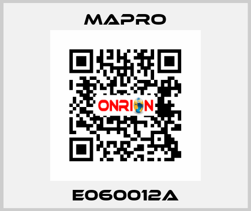 E060012A Mapro