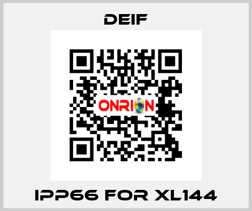 IPP66 for XL144 Deif