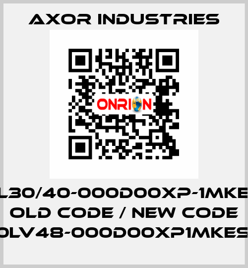 MKM120L30/40-000D00XP-1MKES1BR1XX old code / new code MKM120LV48-000D00XP1MKES1BR1XX Axor Industries