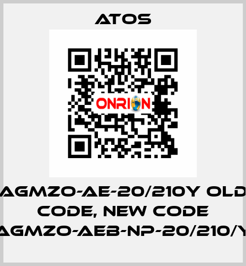 AGMZO-AE-20/210Y old code, new code AGMZO-AEB-NP-20/210/Y Atos