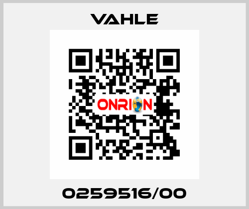 0259516/00 Vahle