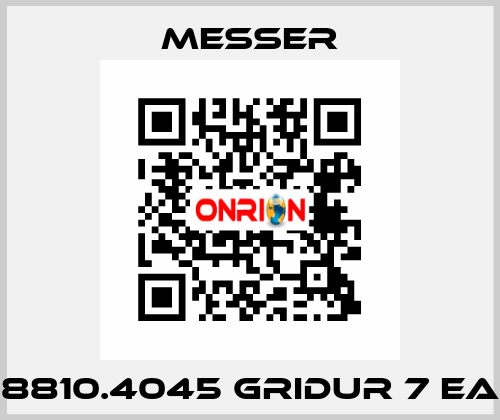 8810.4045 GRIDUR 7 EA Messer