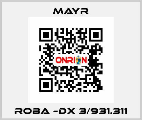 Roba –DX 3/931.311 Mayr