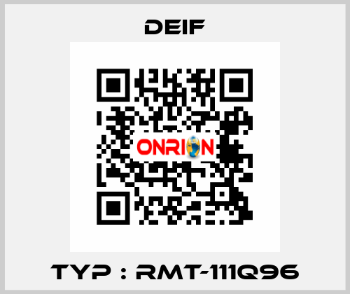 Typ : RMT-111Q96 Deif