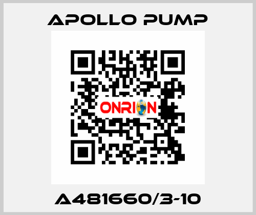 A481660/3-10 Apollo pump