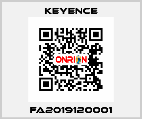 FA2019120001 Keyence